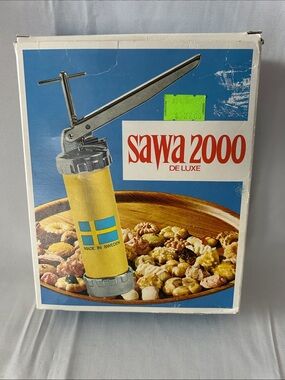 Vintage Sawa 2000 De Luxe Cookie Press - Gold